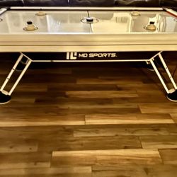 Air Hockey Table With Game Play