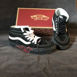 Vans Hi Tops Black/white