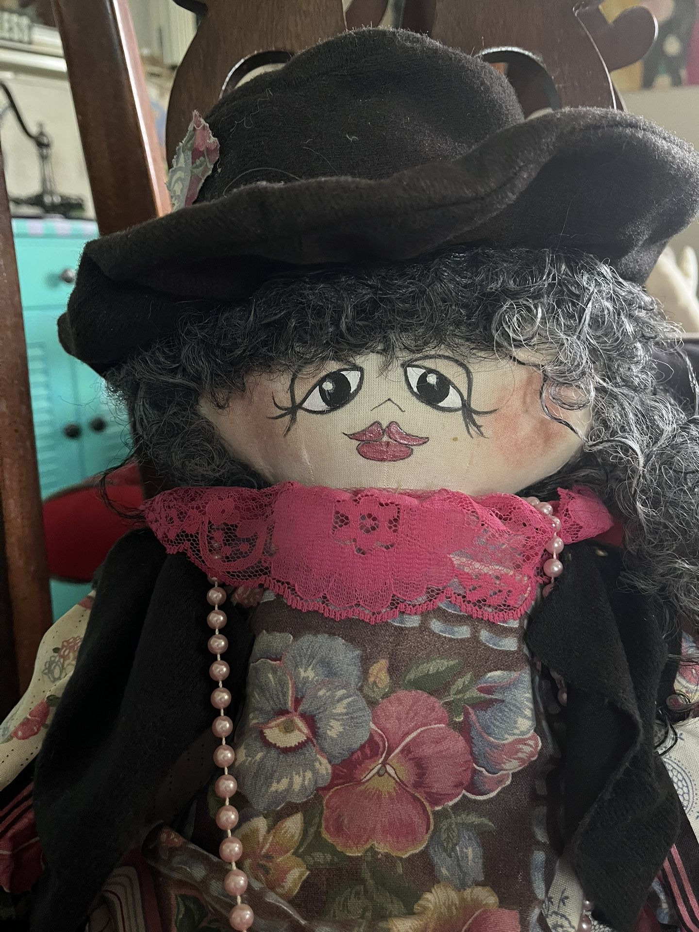Antique Fabric Cloth Doll.