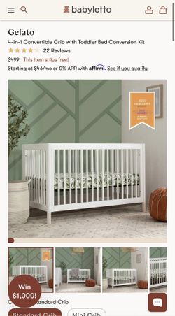 Babyletto 4-in-1 Convertible Crib White