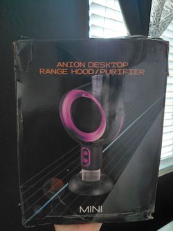 Mini Anion Desktop Range Hood/Purifier