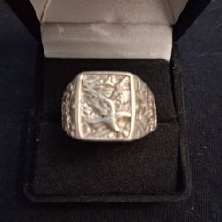 Silver Eagle Ring 