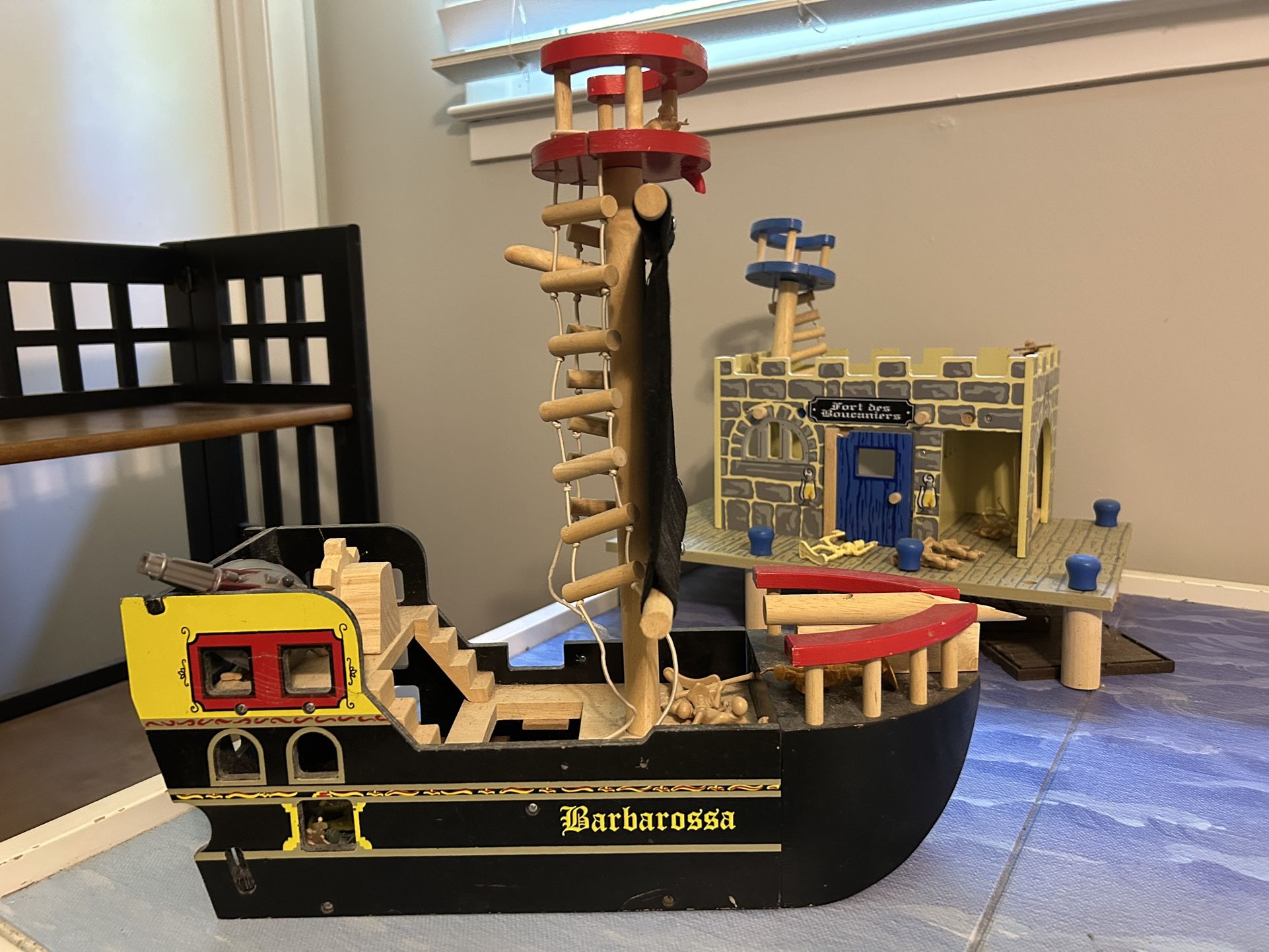 Wooden Pirate Boat