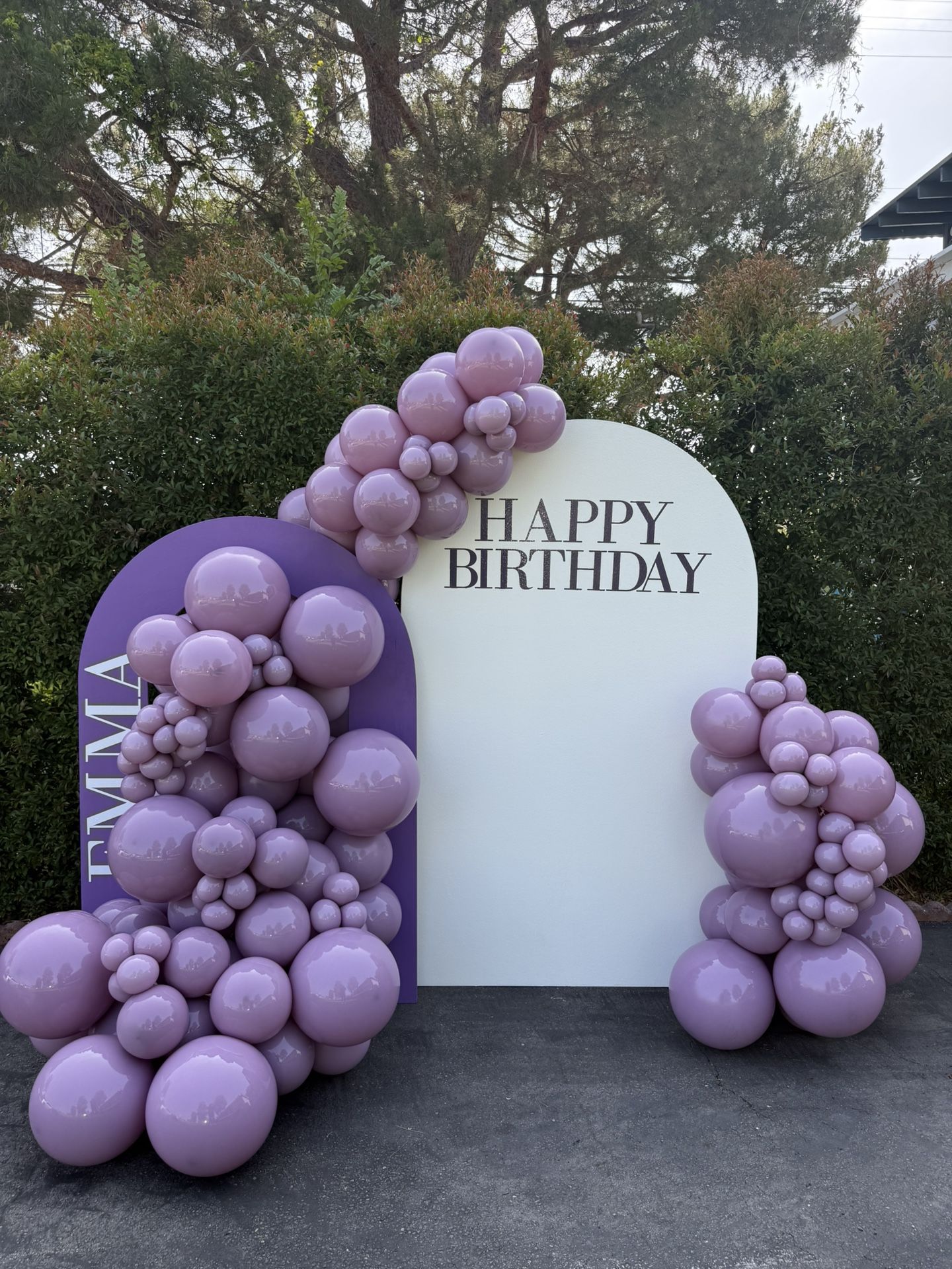 Chiara Backdrop & Open Arch with Balloons