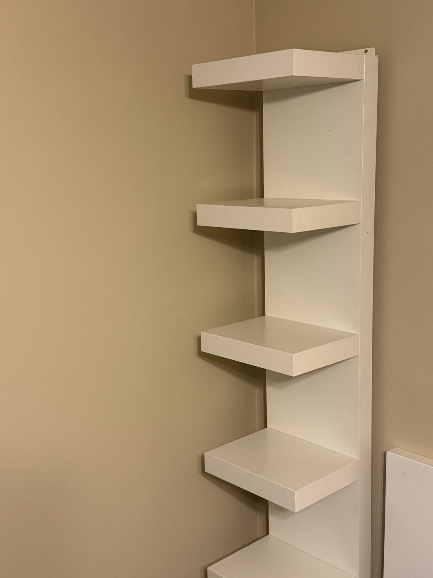 IKEA White Shelves X2