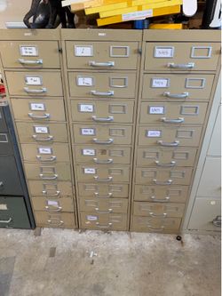 Metal File drawers
