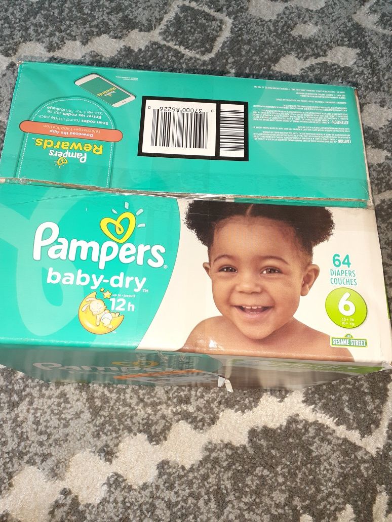 Pampars Baby-Dry, 6 size, 64 diapers