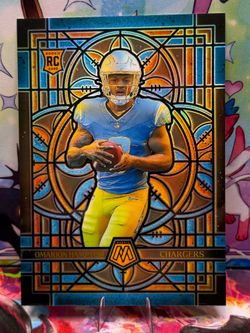 Omarion Hampton Panini Mosaic RC Stained Glass Oversized/Jumbo Card