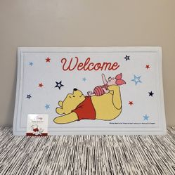 Winnie The Pooh Star Spangled Rubber Floor Mat