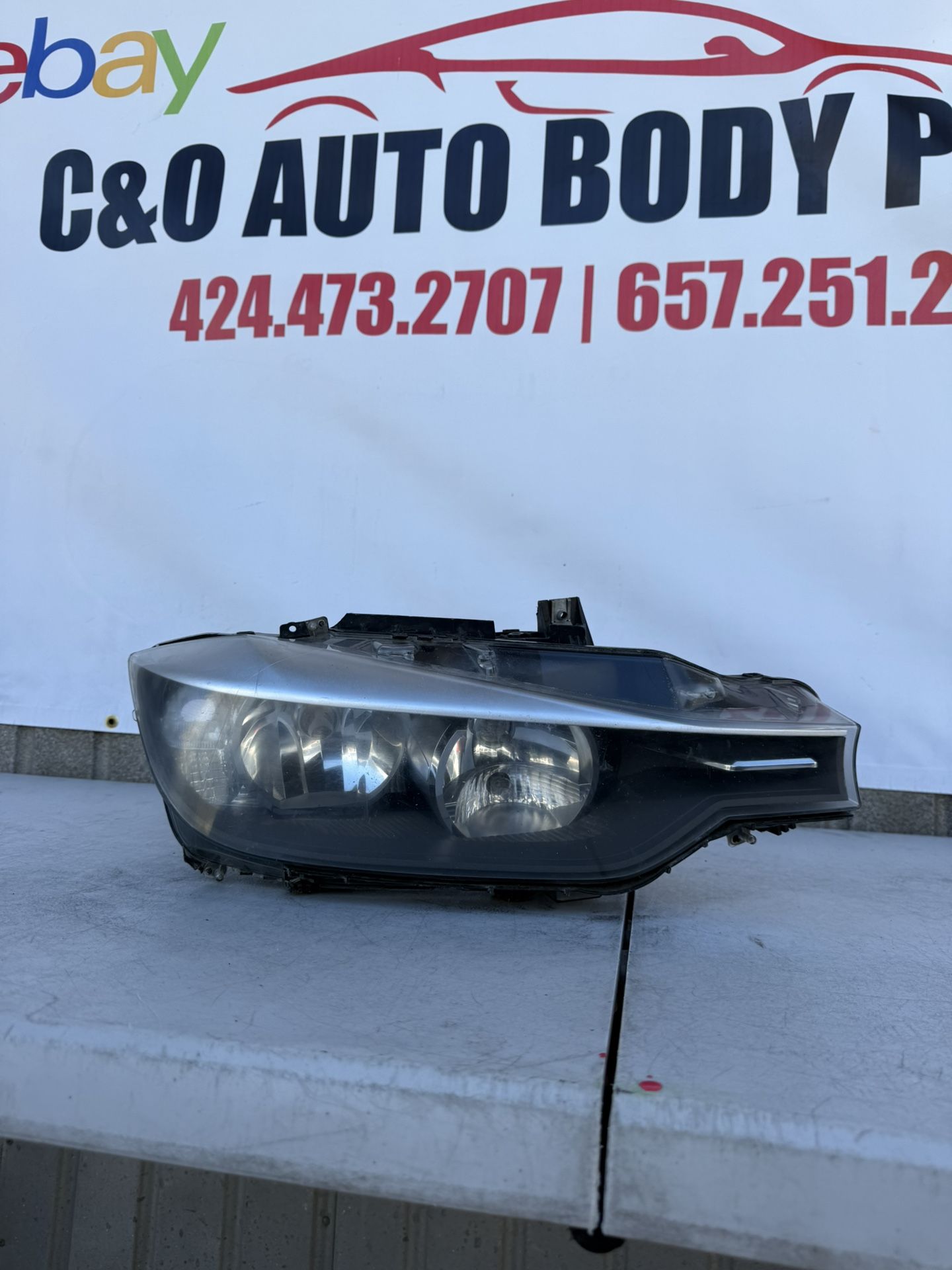 2012 2013 2014 2015 BMW 3 Series 320i 325i 328i 330i Headlight Headlamp Right Passenger Side RH USED OEM HALOGEN