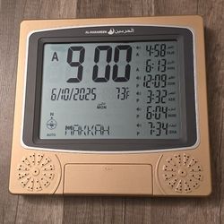 Azan Clock/Prayer Times Table Clock