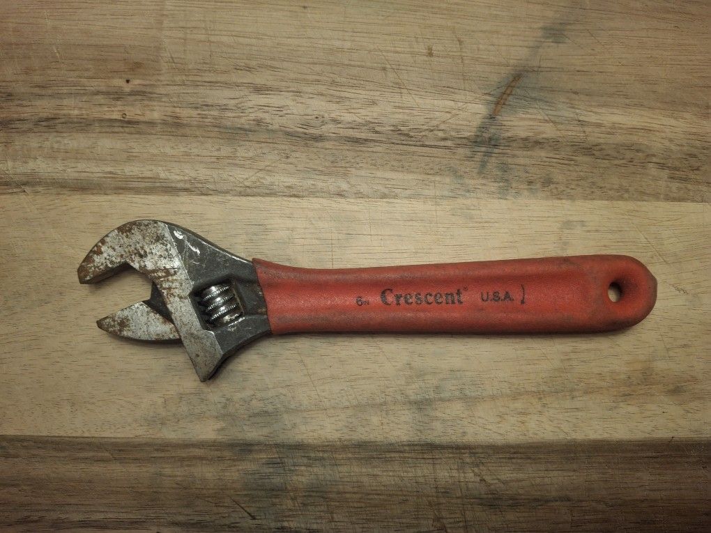 Crescent 6″ Black Oxide Adjustable Wrench w/ Cushion Grip “MADE in USA”