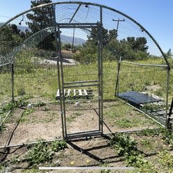 Chicken Coop, Dog Run, Vegetable Garden 6.5 Feet Tall X7.5 Feet WideX 6.5 Feet Depth