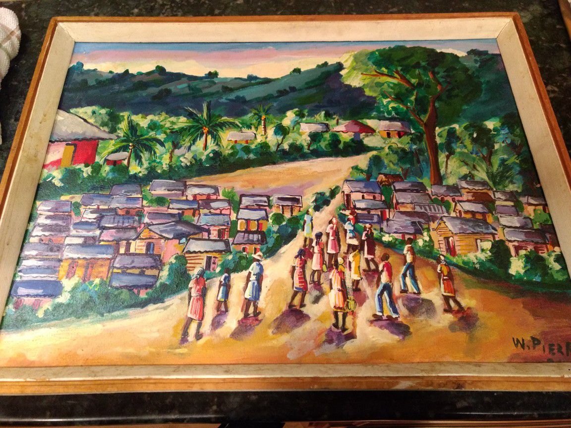 Orginal Haitian Painting by Wilner Pierre