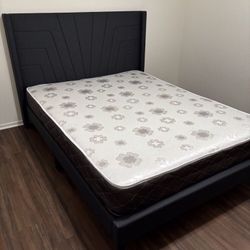 Queen Bed With Mattress