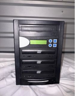 Standalone CD DVD Duplicator Tower 1 to 3 Copier Reader 52X Max Burner UNTESTED
