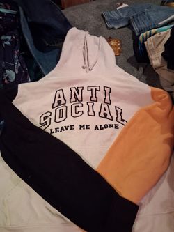 Anti social hoodie