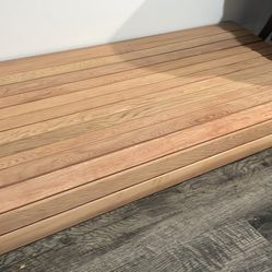 Wood Eucalyptus Bench 