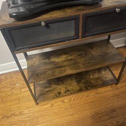 Console Table With Charging Station 32 ‘’ Entry Way 