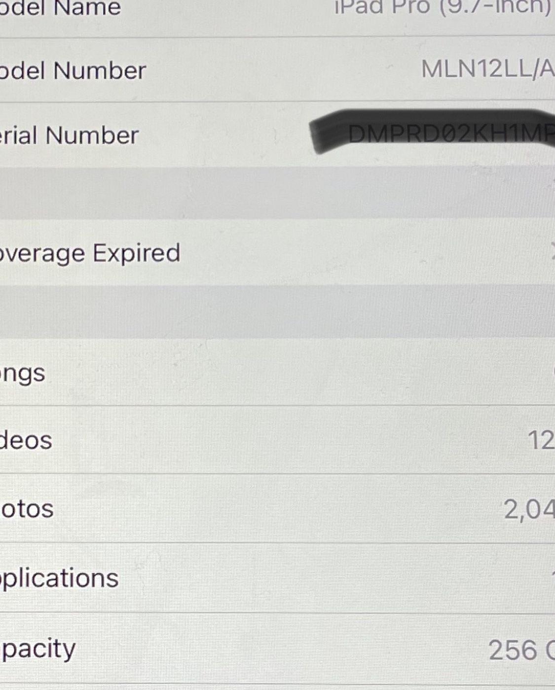 iPad Pro 9.7 256gb Wifi Gold