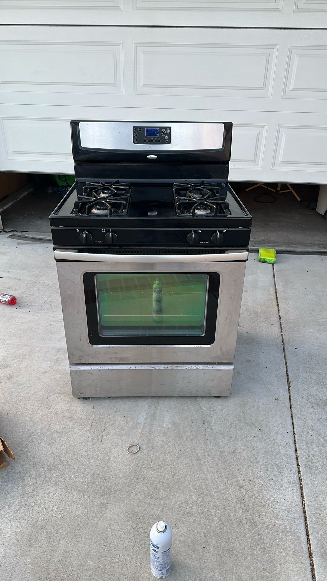 Working Gas’s Powered Whirlpool Stove oven
