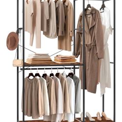 Rovibek Freestanding Closet Wardrobe,
