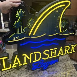 Land Shark Lager LED Sign