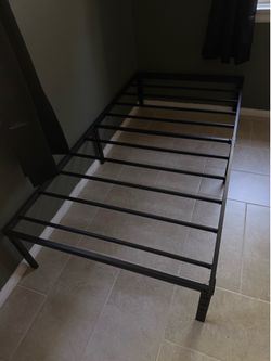 Heavy duty twin bed frame. Brand new