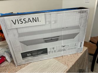 Vissani 30 inch under cabinet hood/ stove light and fan