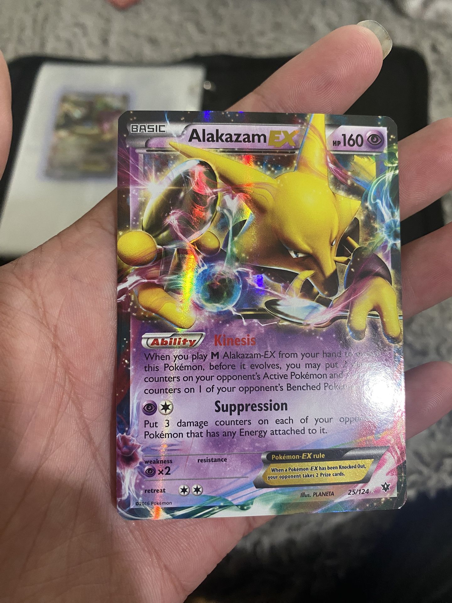 Alakazam EX NM Pokémon Card