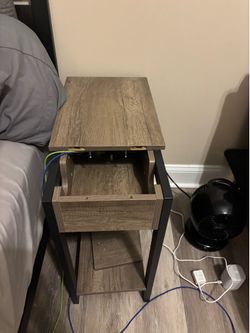night stand with USB ports and Outlets