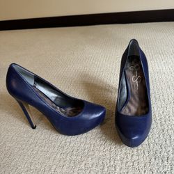 NEW Jessica Simpson Heels Sz 8.5 Dark Purple 