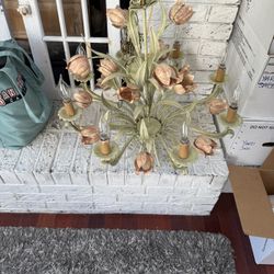 Italian Toile 8 Light Chandelier 