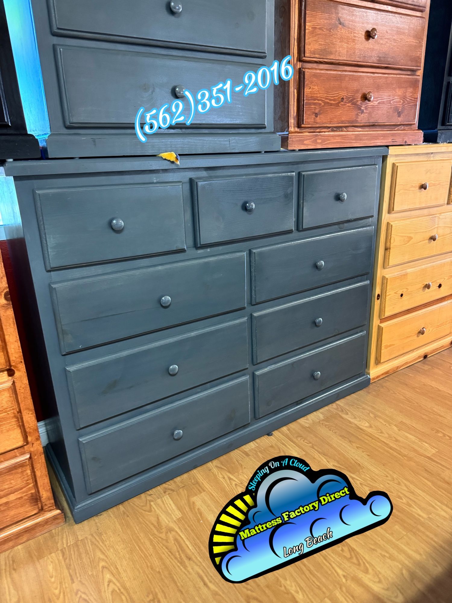 Pinewood Grey Dresser Pinewood Chest Cajonera 