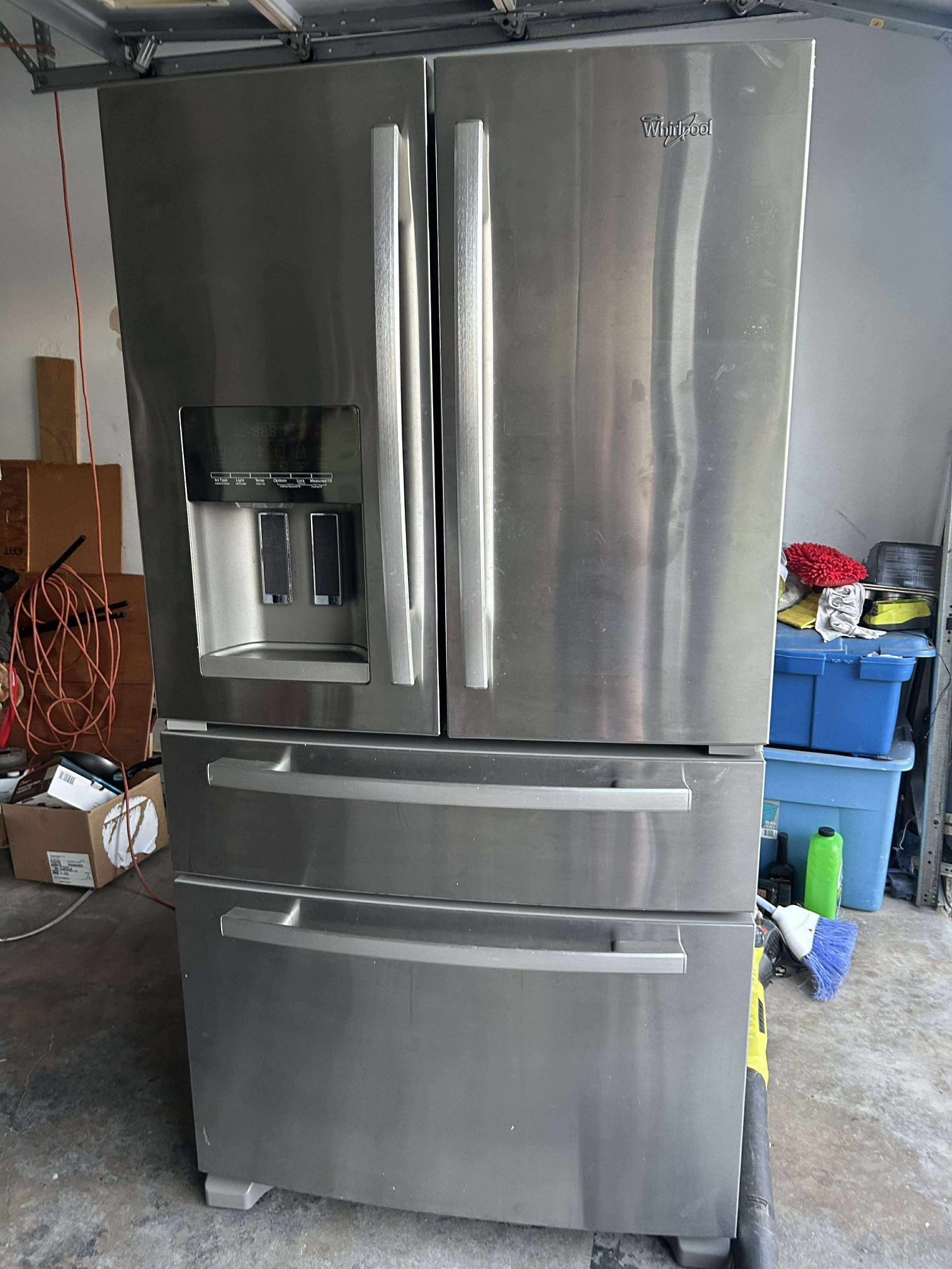 WHIRLPOOL FRENCH DOOR REFRIGERATOR Delivery Available for small fee 🚛