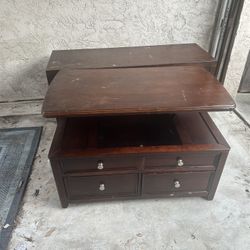 Lift Top Table And Matching Tv Stand