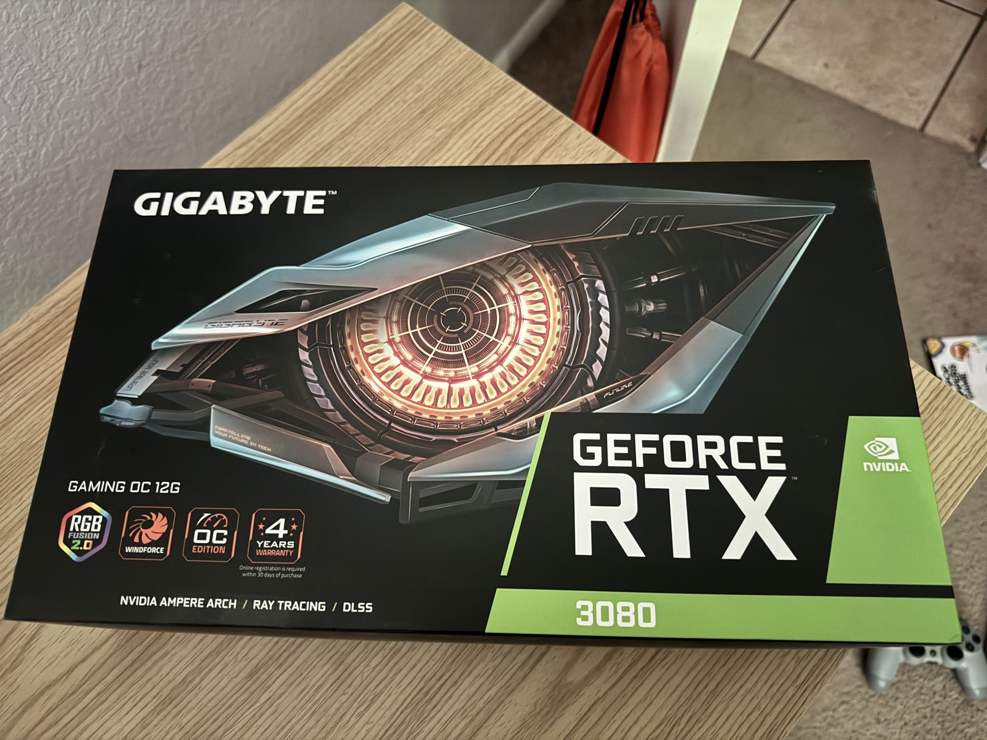 SEALED Gigabyte NVIDIA RTX 3080 12g GPU