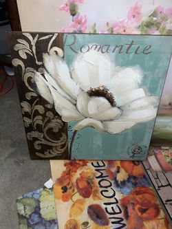 Yosemite Home Decor Wall Art - Romantic Flower