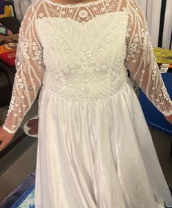 Wedding dress size 2xl
