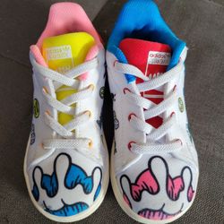Stan Smith And Aaron Kai Kids Adidas Shoes Size 8