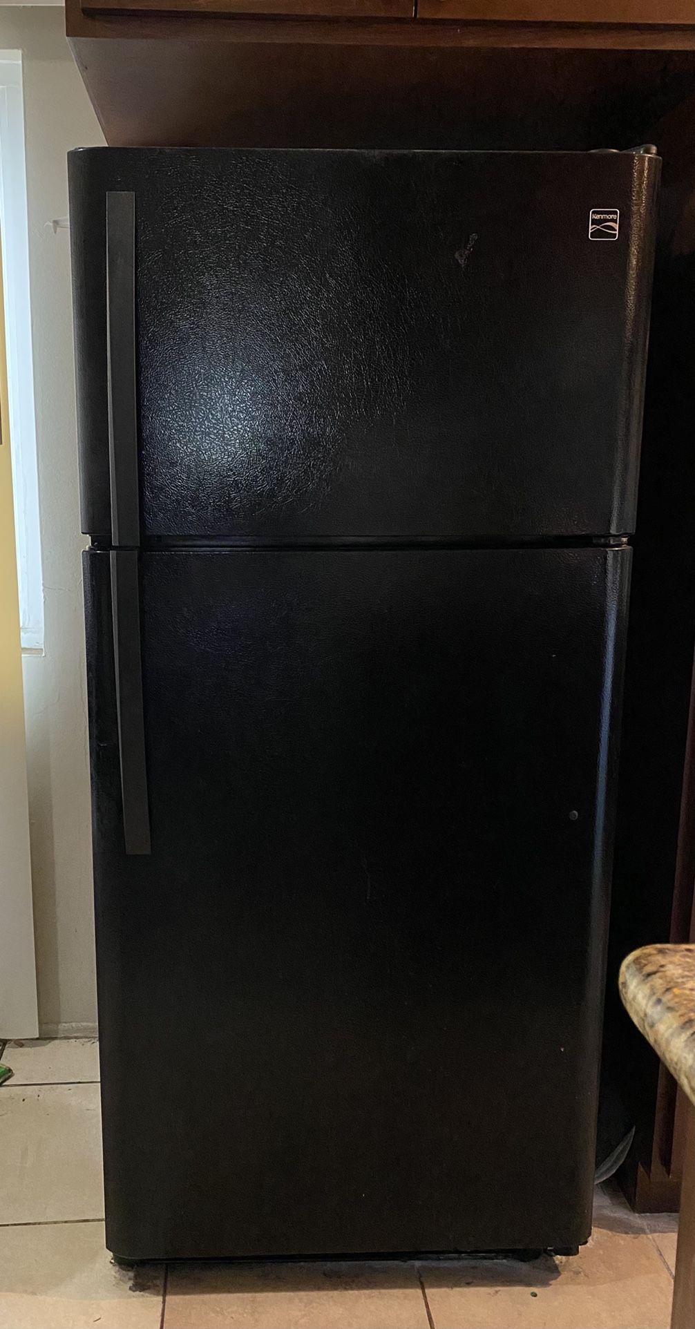 Black Kenmore Refrigerator
