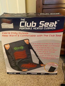 Heated Club Seat for Camping, Fishing, Hunting, Outdoor Sports