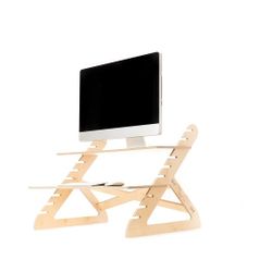 $70 NEWLY ASSEMBLED ADJUSTABLE STANDING COMPUTER DESK 