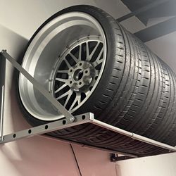 Wall Mount Tire Storage (32” To 48”)