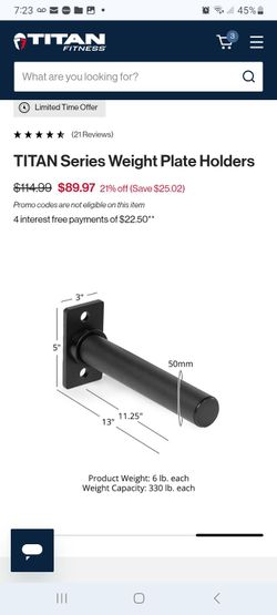 Titan series weight plates holders