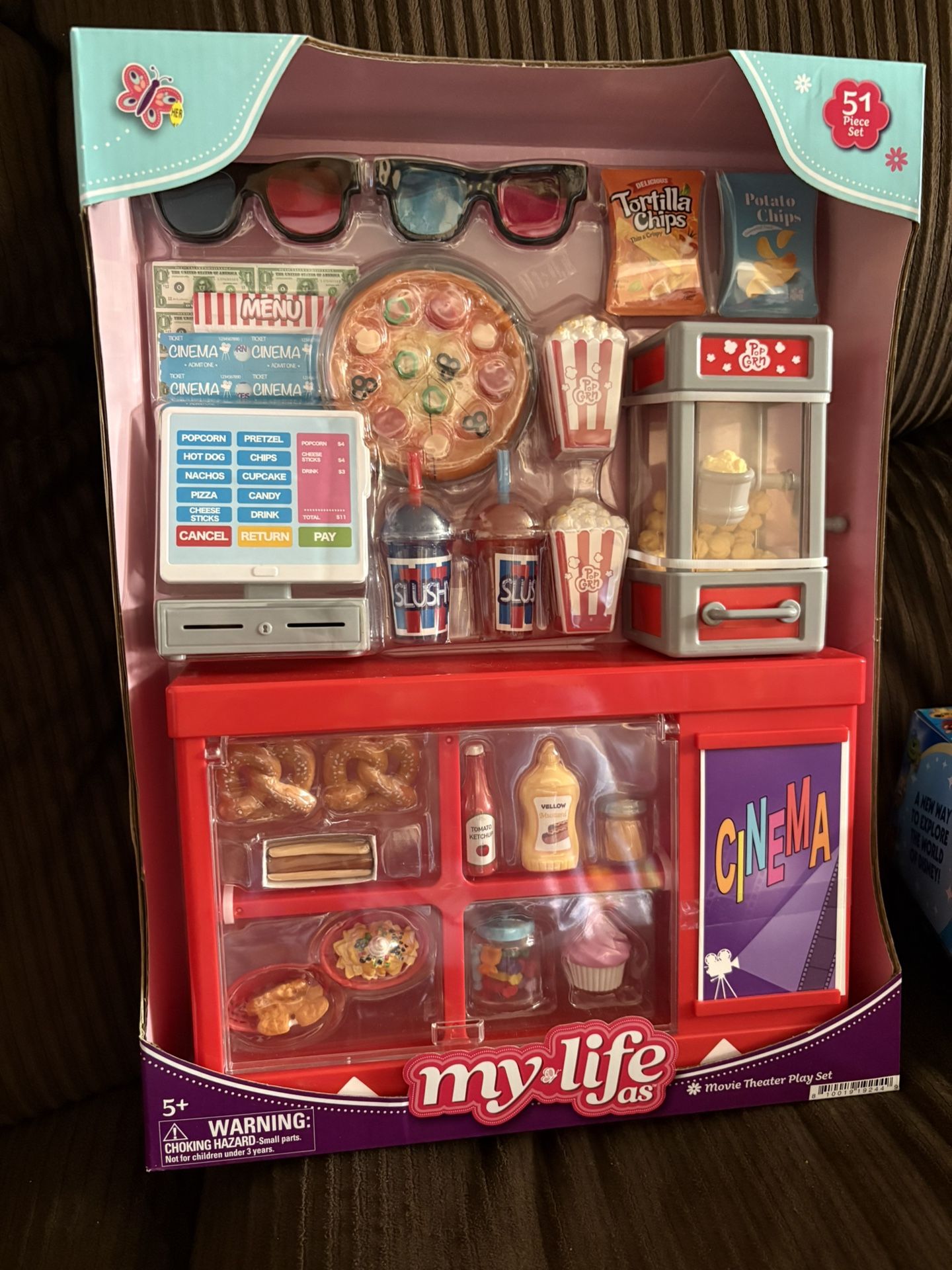 Doll Movie Theater play Set