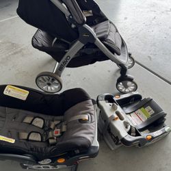 Free- Bravo Chico Travel System (Stroller And Car Seat)