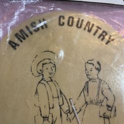 New Amish country wooden paddle Ball