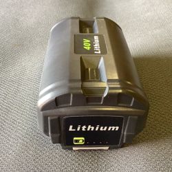 Ryobi 40 Volt Battery