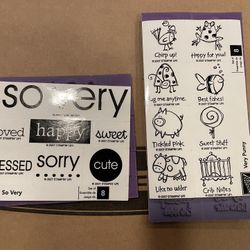 Stampin Up Retired Stamps Sets Very Punny and So Very 